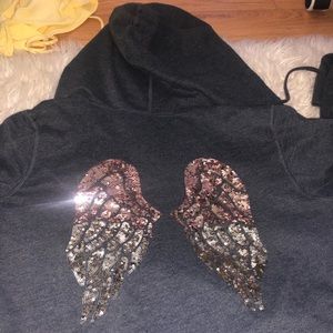 Victoria’s Secret grey angel zip up